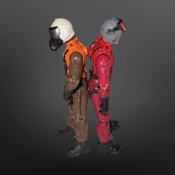 2005 The Corps Ivan Condor & Red Vulture Pilot Military Soldier Figures 4" A10 - Picture 3 of 7